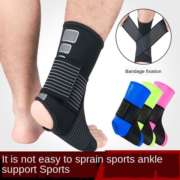 

122hk professional sports basketballbandage socks outdoor football mountaineering fitness professional sports ankle guard basketball basketb, Blue;black
