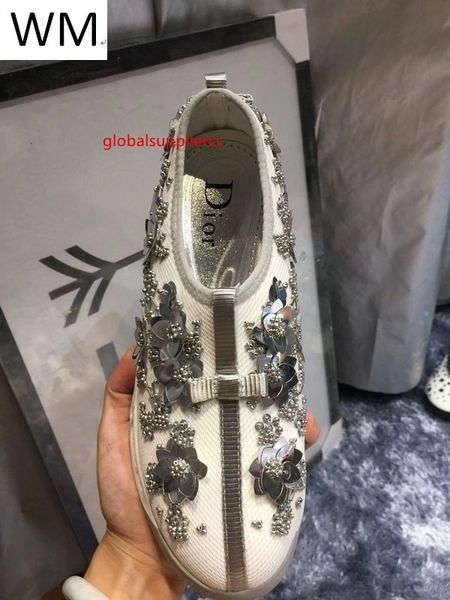 

new accessories sequins flowers casual shoes single shoes sneakers dress shoes skate dance ballerina flats loafers espadrilles, Black;green