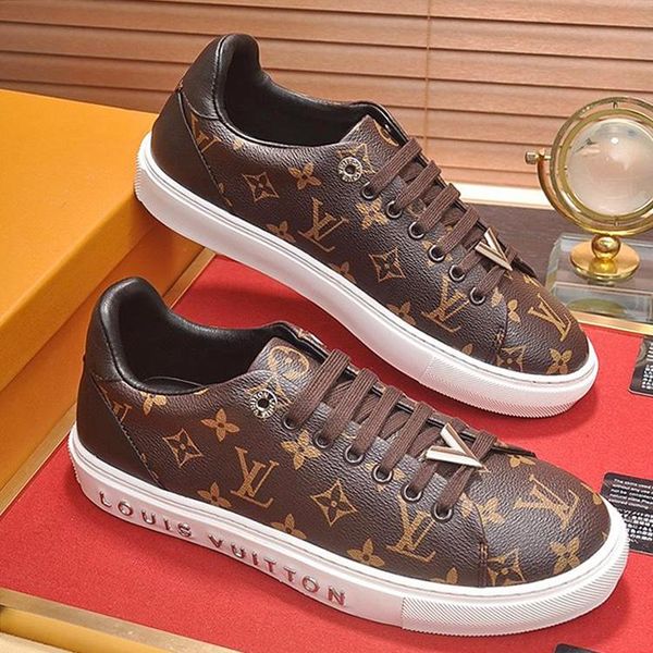 

mens shoes casual fashion shoes footwears with original box mens shoes big size casual leather big size chaussures pour hommes drop ship, Black