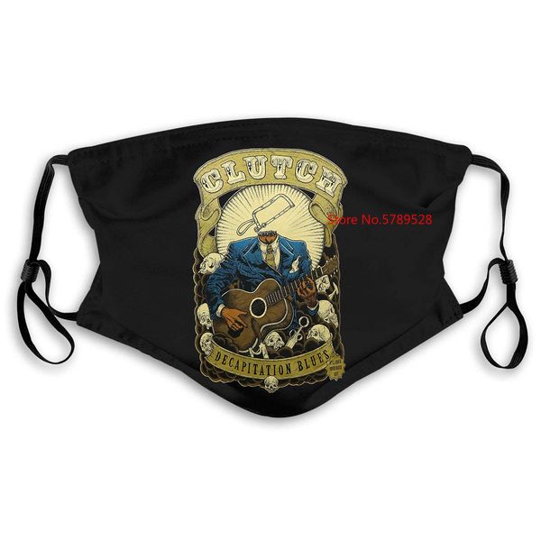 

authentic clutch band decapitation blues black m l new summer straight mask women kids pm25 srgzj
