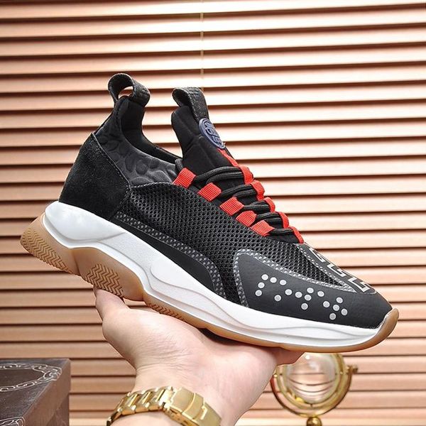 

men casual shoes luxury breathable cross chainer sneakers new design 2020 fashion shoes mens with origin box scarpe da uomo drop shipping, Black