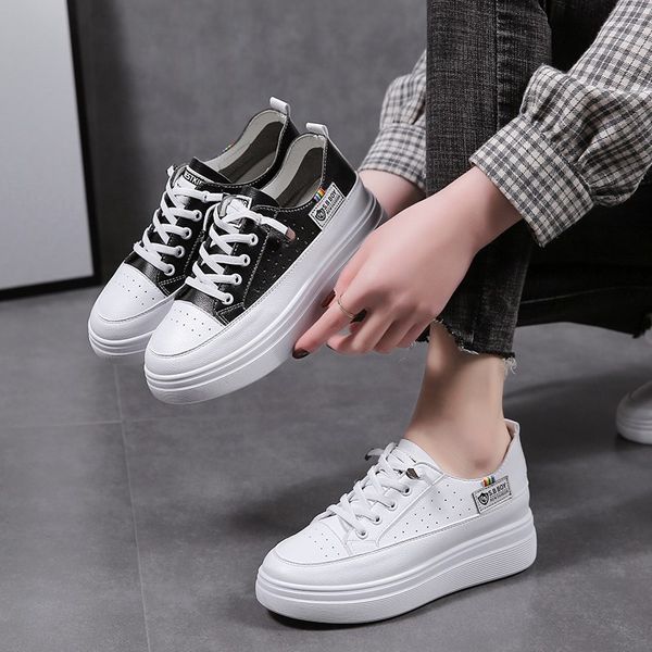 

круглый toe вскользь женщина обуви мелкий рот летняя обувь женская обувь женская all-match 2020 женская мода новое платье modis, Black