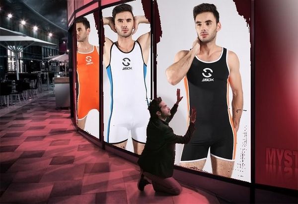 

new jjsox contrast color men' boxer jumpsuit fashion sportswear jj10 jumpsuit swimsuit swimsuit, White;black