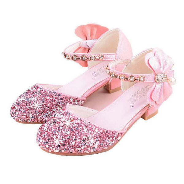 

нова пѬинеа дека обђв дл девоек pu кожа bowknot на воки каблђка андали, Black