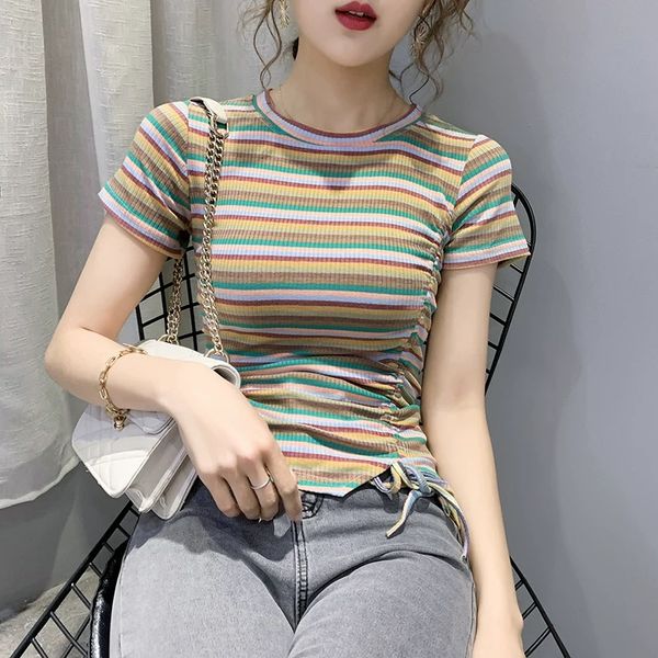 

women shirt fashion t-shirshirt sky blue tees short sleeve, White