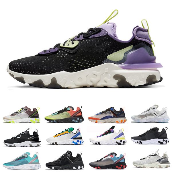 

2020 new women men react vision element 55 87 running shoes gravity purple saffron tour yellow womens mens discount sports shoes size 36-45
