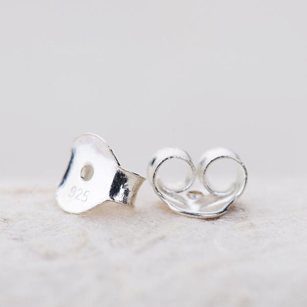 

nail accessories sales silver-plated accessory ring butterfly rings butterfly ear nail back plug silver ear plug earring