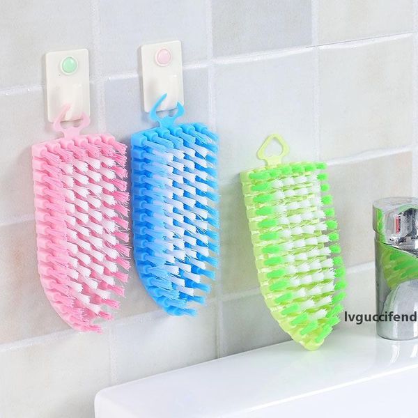 

clean brush laundry brush bendable kitchen bathroom toilet soft fur bathtub brush clean tool random color lx0137