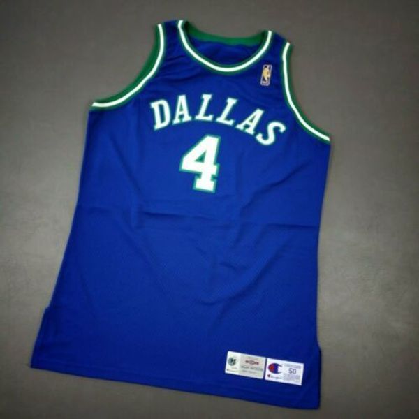 

michael finley vintage champion 96 97 mavericks pro cut signed jersey size xs-5xl 50+4 basketball jerseys, Gray
