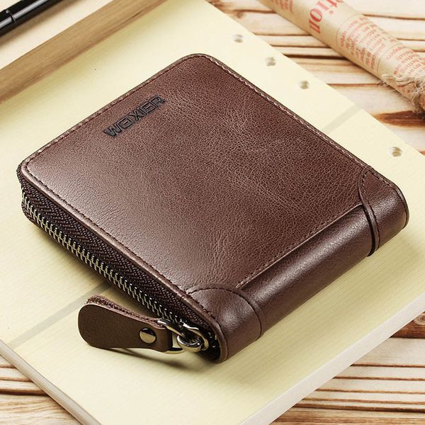 

2019 vintage men wallet leather brand wallet short slim male purses wallet money bag credit card holder male clutch, Red;black