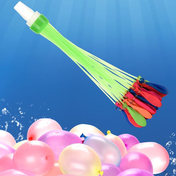 

1set=111pcs Creative Filling Magic Balloons Children Adult Water War Game Supplies Water Balloon Summer Outdoor Party Toys 04