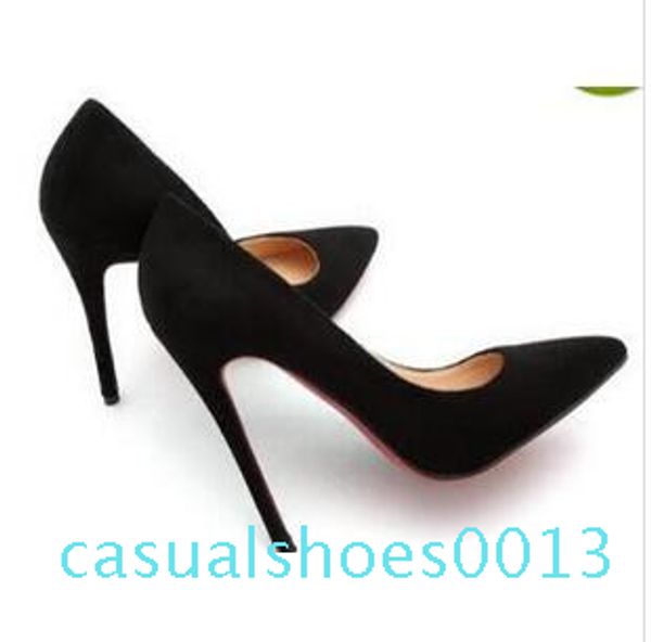 

so kate styles high heels shoes red black blue suede pointed toe wedding shoes big size 34-44 c13