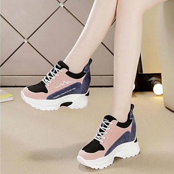 

new vulcanize women sneakers spring autumn fashion ladies causal shoes woman leather platform shoe female sneaker w4 mx200425, Black
