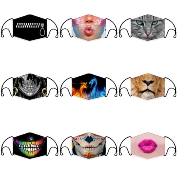 

led rave mask designer face masks 7 colors luminous light for men women face mask party christmas halloween light up mask flashing facema#73