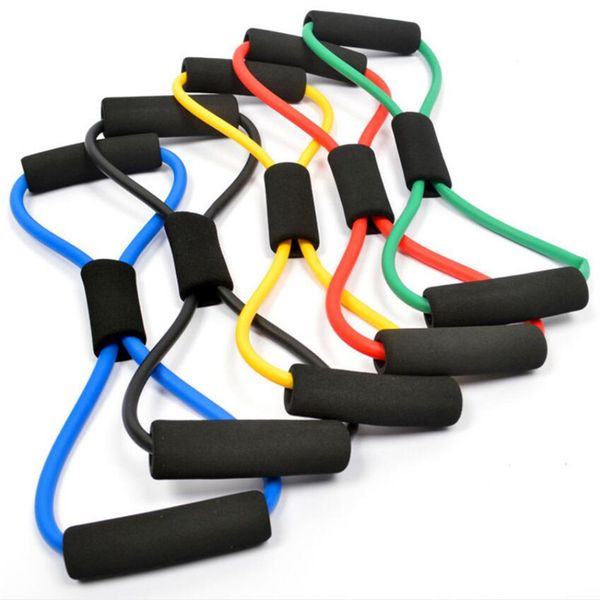 

resistance bands tpe latex 8-shaped chest expander sports body building muscle exercise fitness equipment elastic band rope