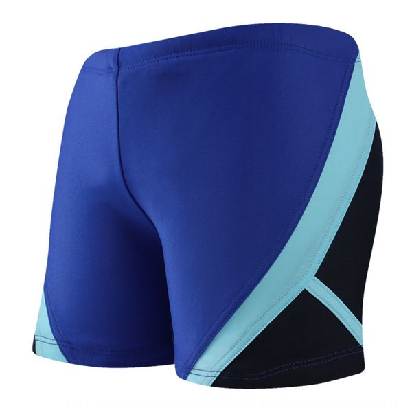 

boys' korean-style comfortable color matching boxer middle children's trunks boxer pants swimming pants swimming trunks ykzt09159, Black
