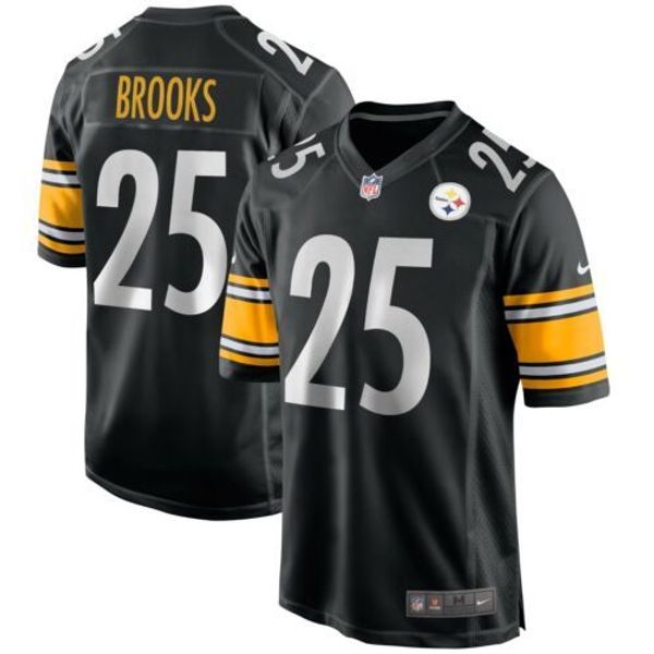 

antoine brooks #25 men's black xs-5xl stitched football jerseys, Gray