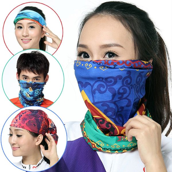 

outdoor sport headscarf mountain bike mask riding headband magic headscarf mask windproof outdoor uv protect, Black