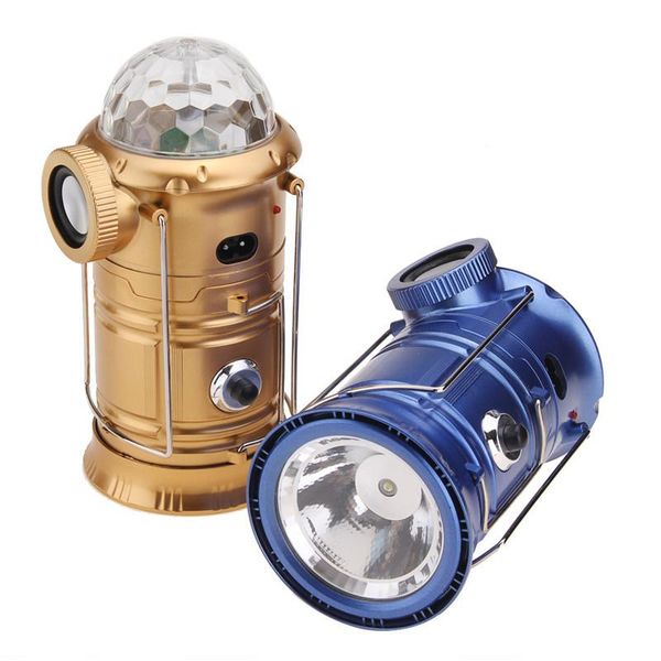 

mini portable led camping lamp outdoor handle light with projection lamp bluetooth loudspeaker stage light