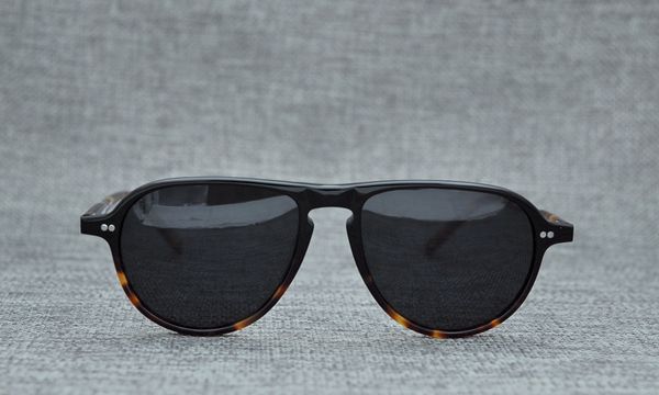 

2020 pilot sunglasses single-bridge blonde polarized sunglasses 52-18-145 pure-plank frame full-set case oem-factory superior quality