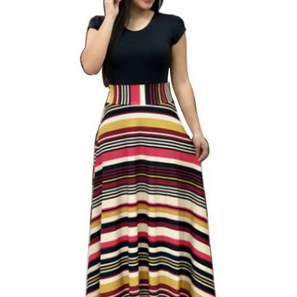 

short sleeve bodycon women party long dress casual women dress 2020 women pencil long dresses dropshipping, Black;gray