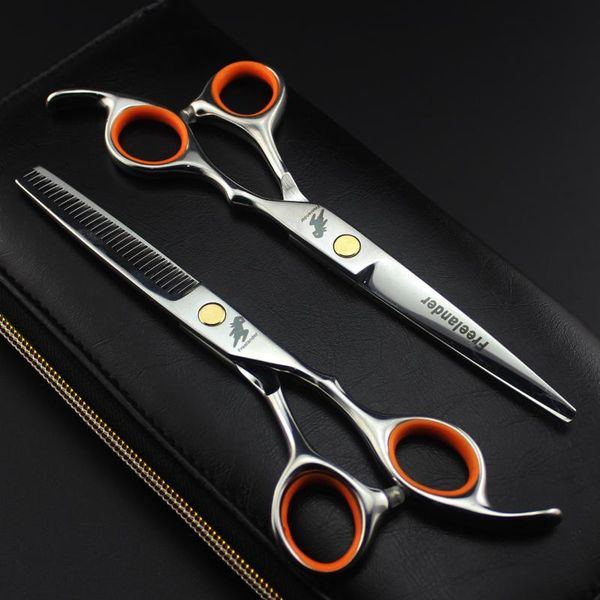

6" hairdressing scissors for barber haircut scissor teeth and straight hair scissors barber shears hair styling tools for home