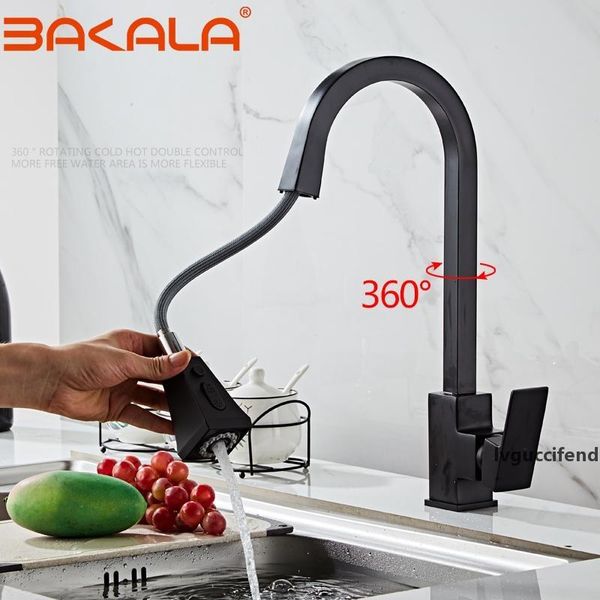 

bakala pull out kitchen faucets sink faucet brass square bathroom kitchen sink mixers and cold water tap deck mounted t200424