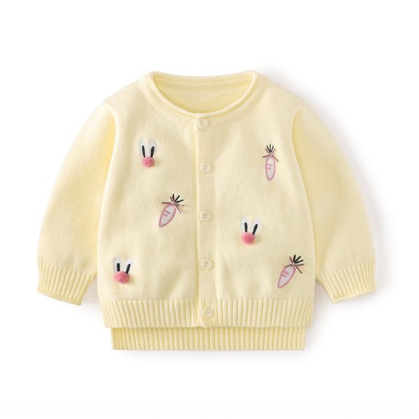 

children's sweater cardigan coat sweater coatfemale baby's knitted season clothes children's handmade wool coat baby's o, Blue