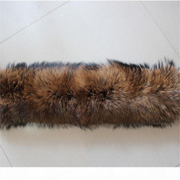

winter warm fur collar scarf real raccoon 100% natural fur scarf fashion shawl warm coat coat accessories l10