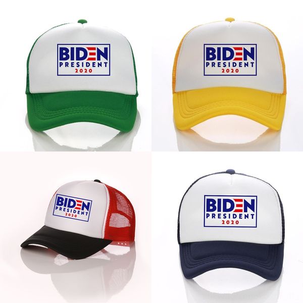 

oukd6 biden 2020 hats baseball cap mesh keep america great hats donald embroidery election hat biden sports snapback caps outdoor sun hat, Blue;gray