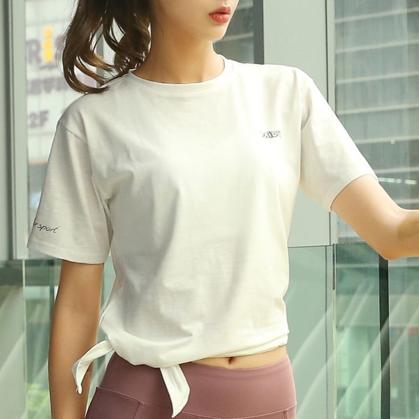 

uc1fm loose sports women's short-sleeved running t-shirt t-shirt quick-drying clothes quick-drying fitness tight slimming online celebr, Black