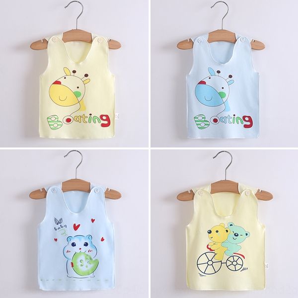 

baby summer newborn protective vest cotton vest belly protection male newborn baby spring and autumn strap thin waistcoat, Blue