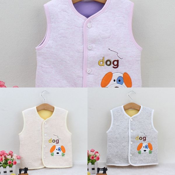 

baby spring autumn newborn male and female baby cotton children's autumn and winter thickened vest vest 0-3 years old cartoon, Camo