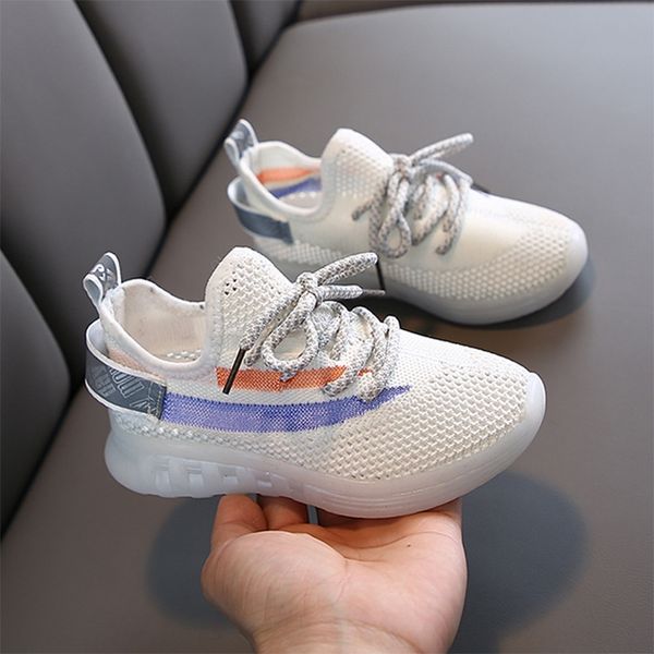 

p7owc children's 2020 new boy breathable mesh fashion coconut men's coconut sneakers sports sports shoes and women's big chil, Black