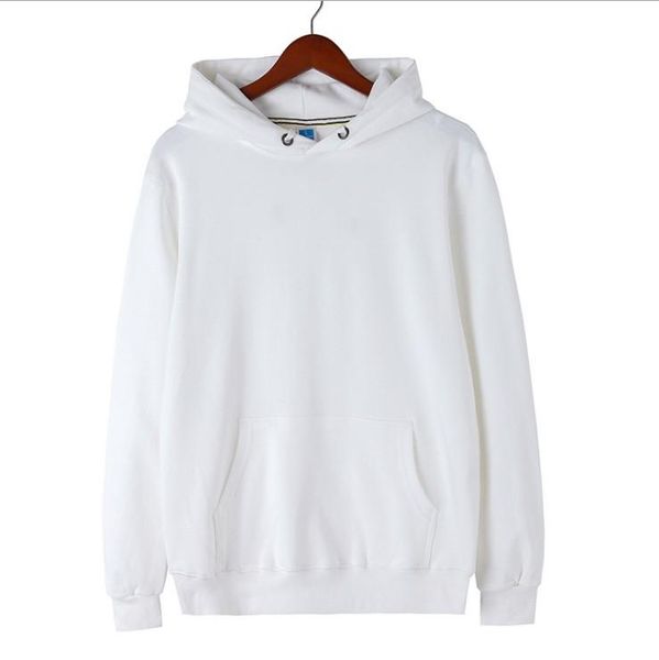 

solid hoodies men hooded hoodies with pocket long sleeve cause autumn spring pullover, Black