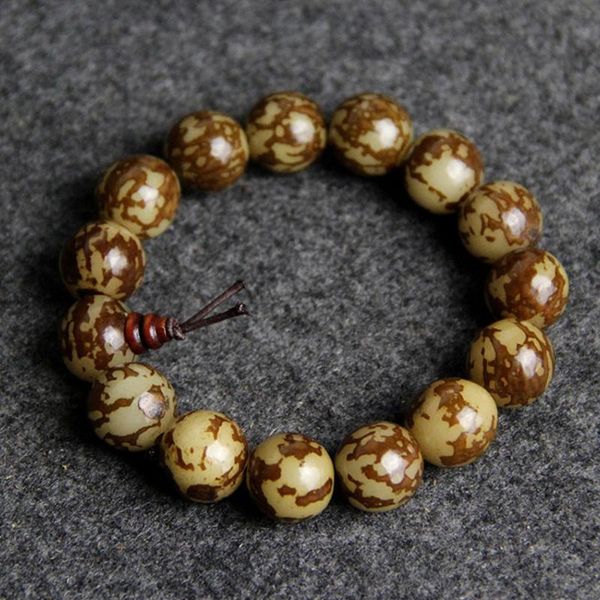 

classic flower rudraksha men bracelet nature 12mm rudraksha beads bracelets men handmade buddha meditation buddhism jewelry, Black