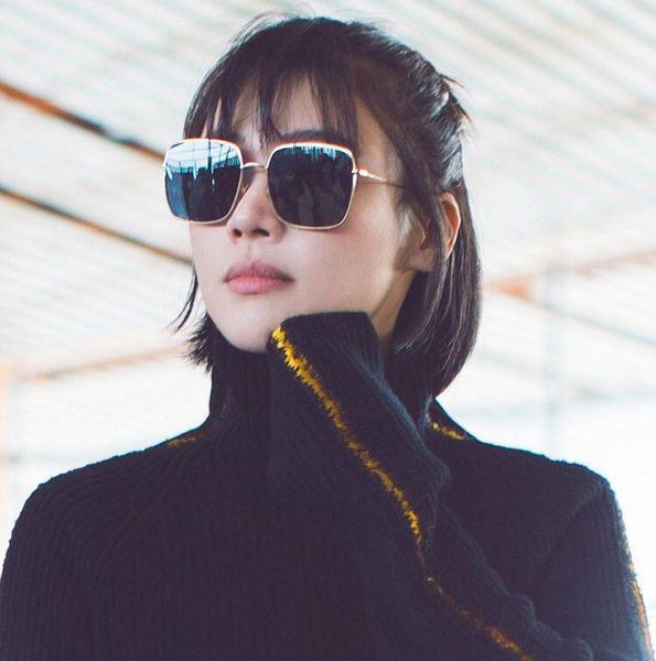 

women sunglasses leisure driving for men pink enamel paint with gold plating high-end fashion, White;black