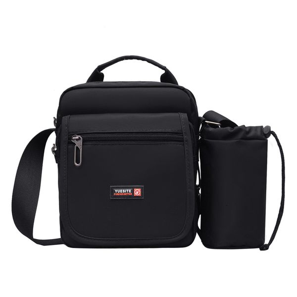 

men's messenger bag brand nylon casual shoulder bags vintage zipper crossbody bags gor business man flap satchel pack handbags