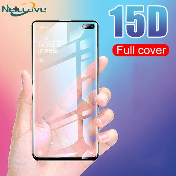 

защитная пленка для экрана 15d закаленное стекло для samsung galsxy s10 плюса s9 s8 s7 s6-примечания 10