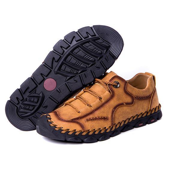 

mens hikking shoes casual men leather shoes big size 48 outdoor non-slip walking for men mens style zapatos de hombre