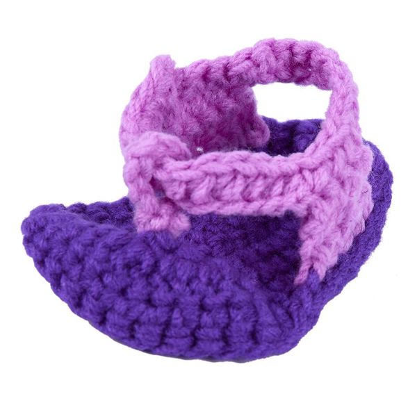 

baby girl handmade knit soft sole prewalker shoes herringbone shoes