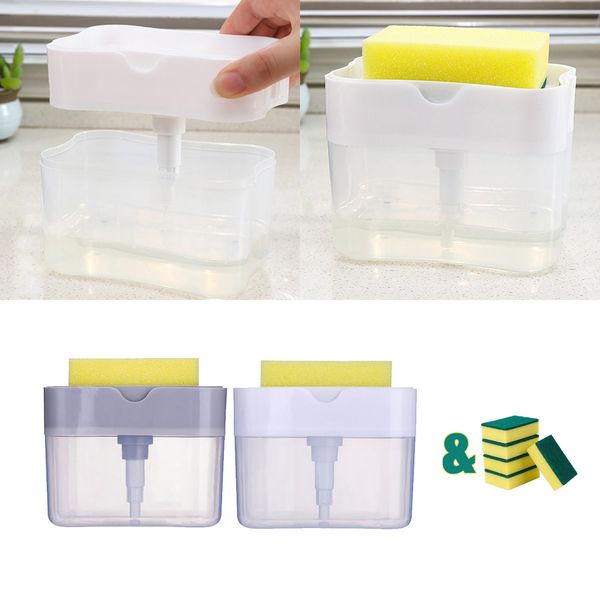

2x кухня посудомоечные мыло дозатор губка