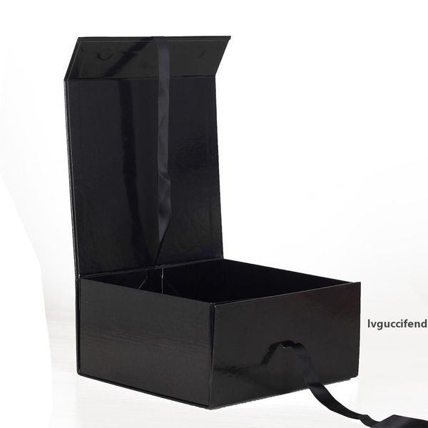 

custom printing gift boxes with magnetic lid packaging wholesale magnetic paper box with ribbon empty