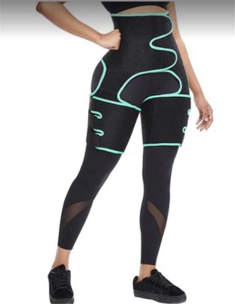 

neoprene thigh trimmer women leg shaper igh waist slimming belt butt lifter push up shapewear wrap body shaper#615