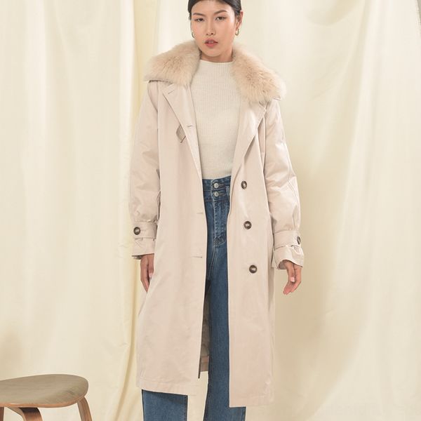 

лидирующий 2019 новая куртка средней длины пуховик женский темперамент 90 белая утка вниз, Black