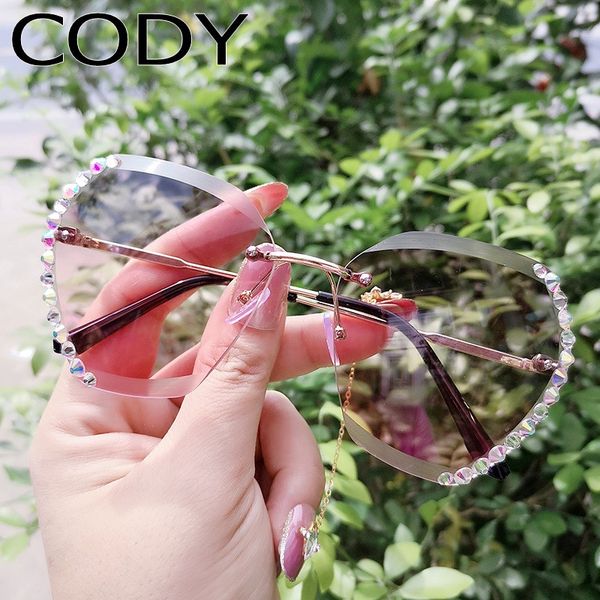 

q9032a diamond sunglasses women men design pink shades for women sun glasses alloy frame glasses eyeglasses uv400, White;black