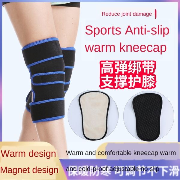 

oxqmo blue edge sports adjustable breathable sweat-absorbing for and keep women blue edge sports warm knee-pad adjustable breathable sweat-a, Black;gray