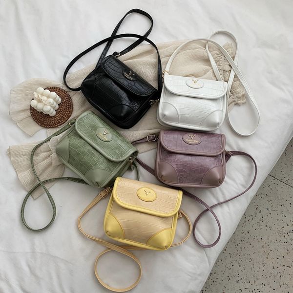 

european fashion simple women's designer handbag 2020 new quality pu leather women tote bag alligator shoulder crossbody bags