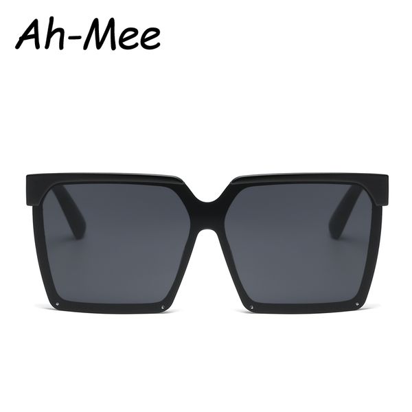 

2020 square sunglasses women men trendy vintage brand designer oversized hip hop gradient lens sun glasses female eyewear uv400, White;black