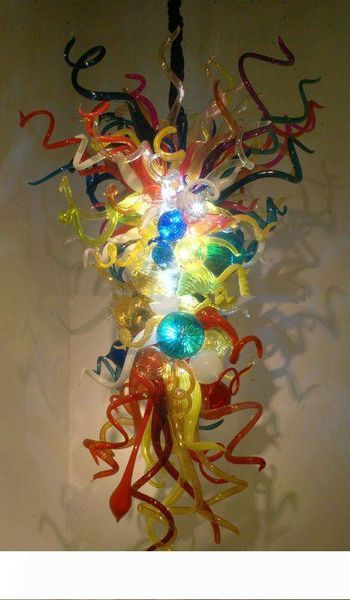 

led bulbs chinese modern art handmade glass pendant light europe style chandelier lamp style chandelier on sale